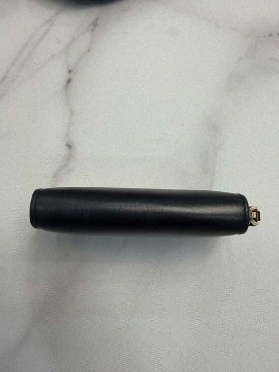 Gucci Logo Print Black Leather Zip-Around Coin Case Card Wallet 547597 - Picture 4 of 8